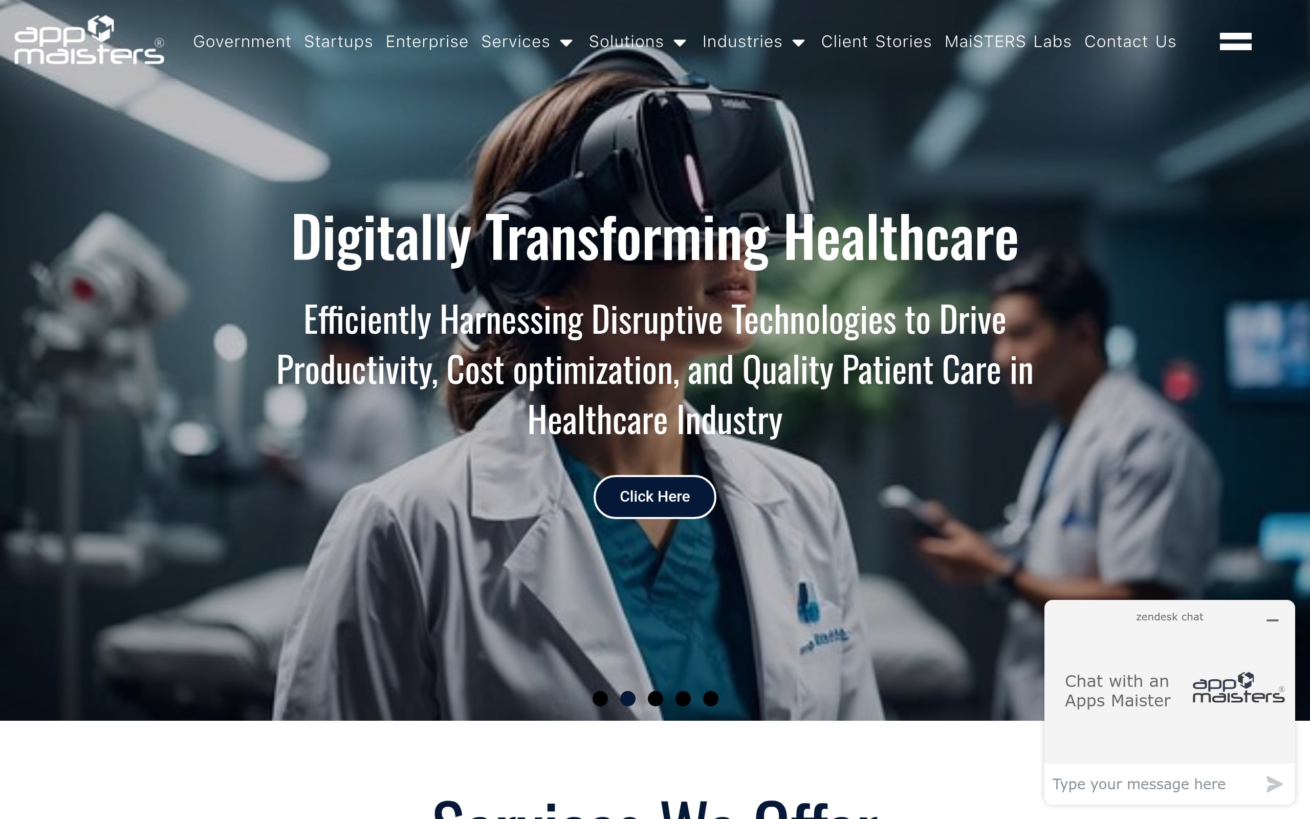 App Maisters Screenshot