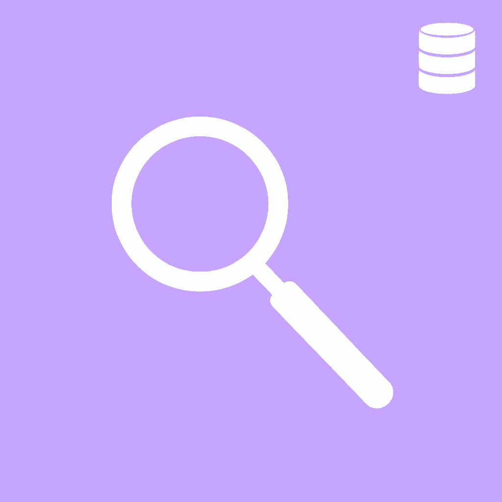 Magnifying glass focusing on business context and data analysis
