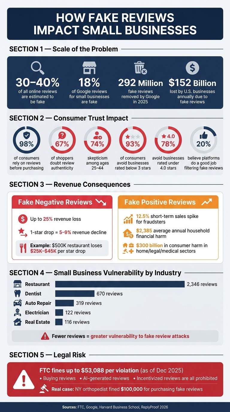 How Fake Reviews Financially Devastate Small Businesses