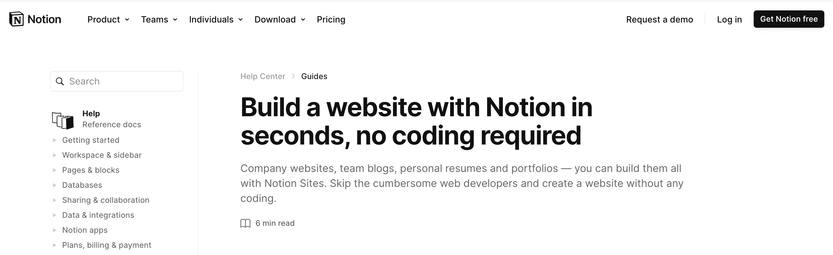 notion - Content Creation Apps