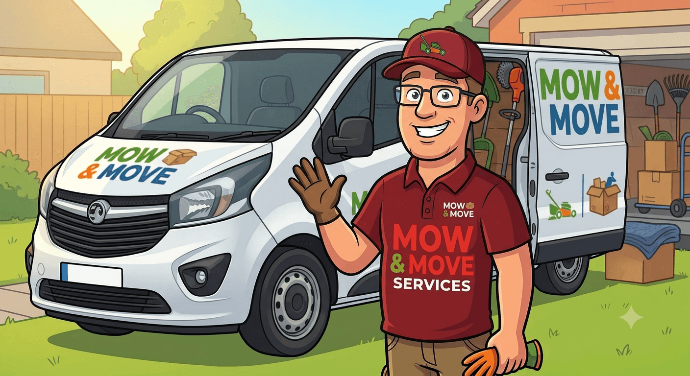 Jonathan Rousell of Mow & Move in Kingswinford.