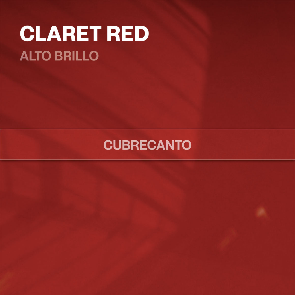 Rollo Cubrecanto Alto Brillo Claret Red | 100 MTS  
