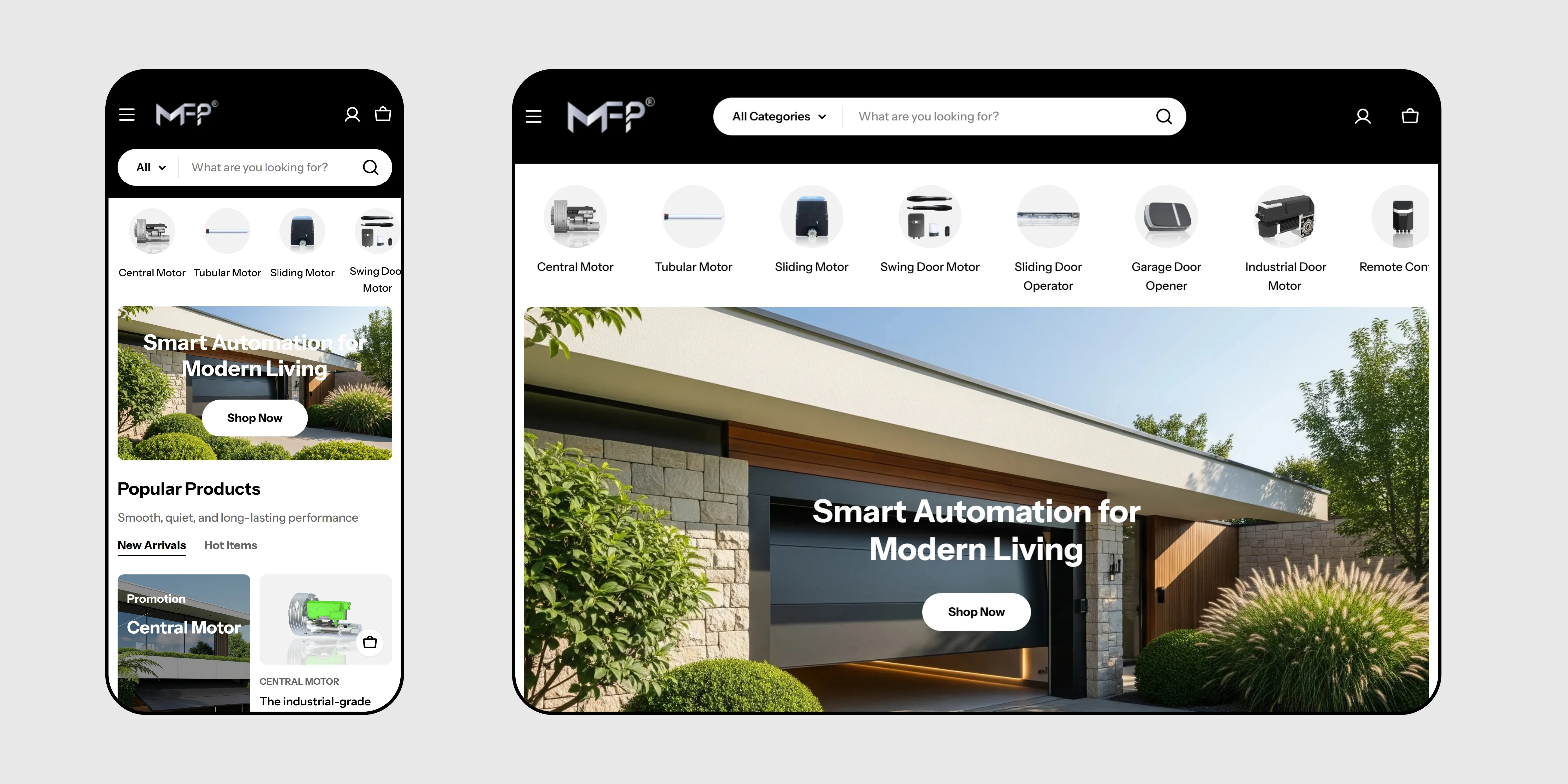 Mobile-responsive website design optimized for international users