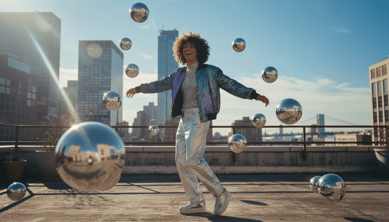 Modern glass and steel building with warm wooden ceilings, surrounded by lush greenery, blending contemporary architecture with nature.