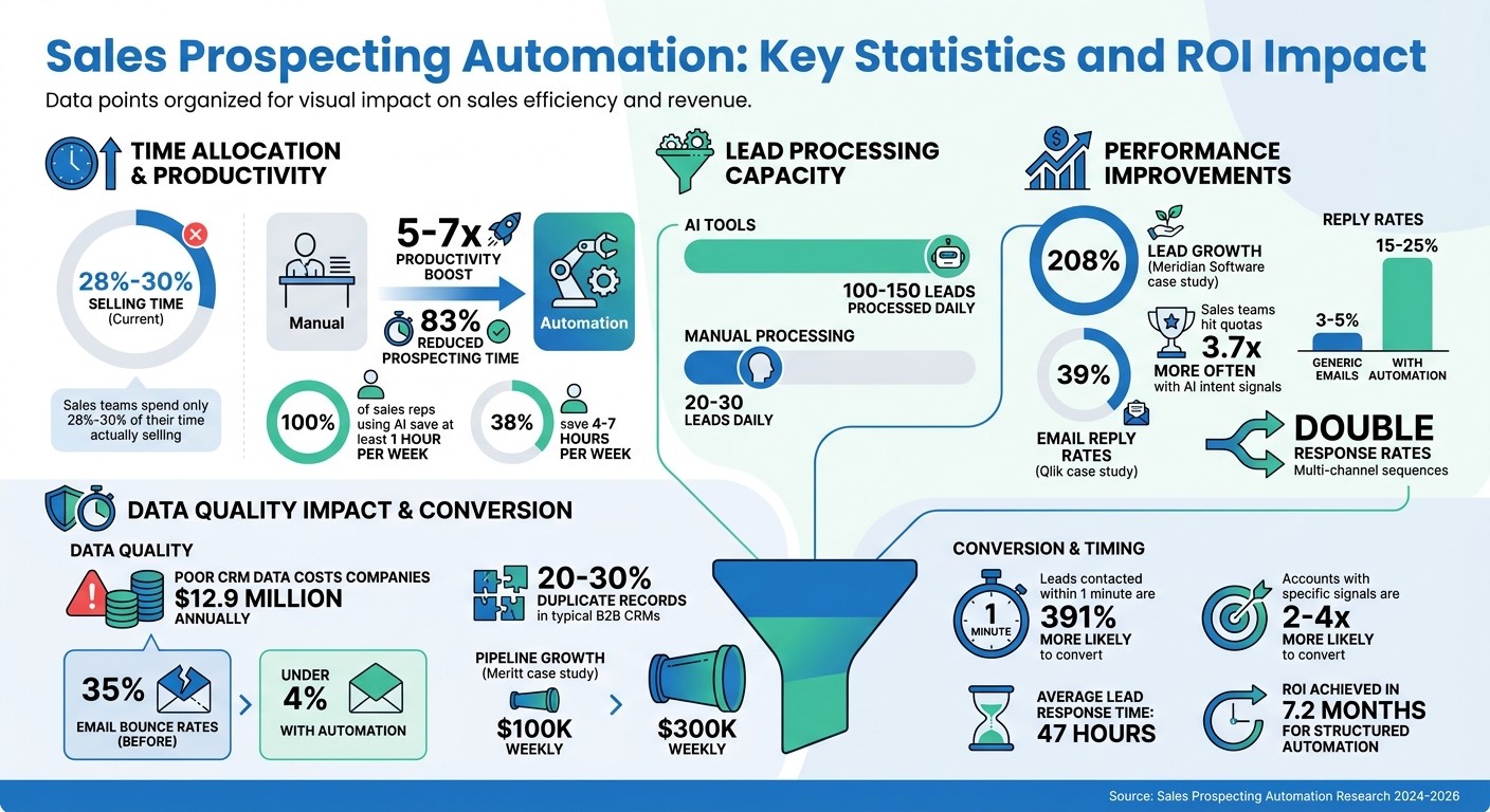 Sales Prospecting Automation: Key Statistics and ROI Impact