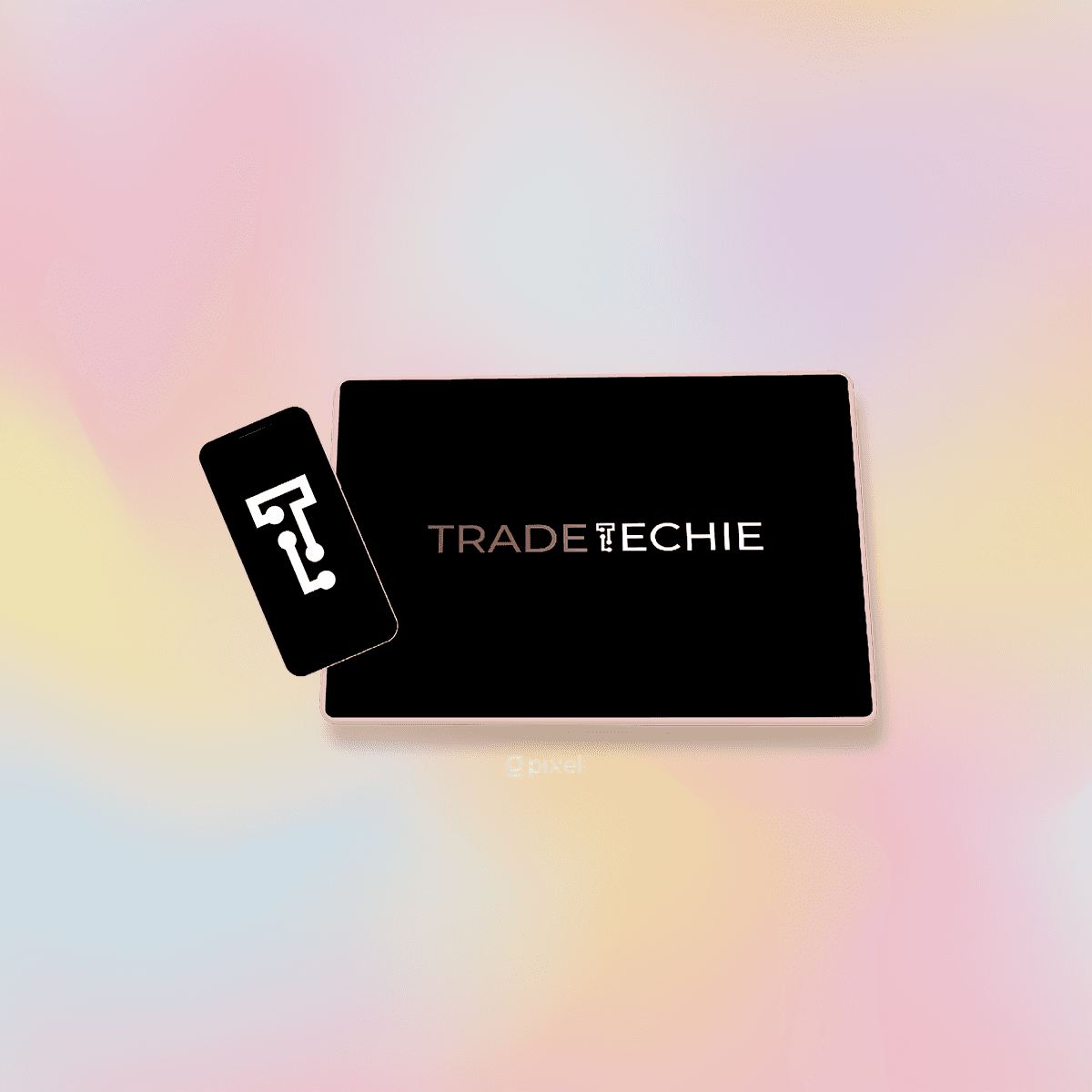 Tablet Mobile display design mockup