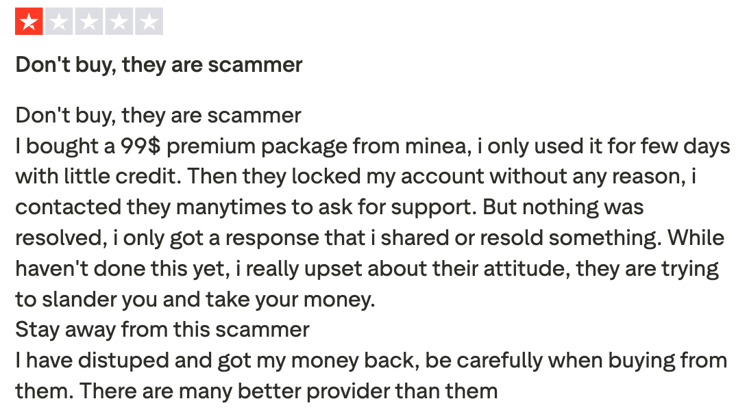 Review about account lock and support issues