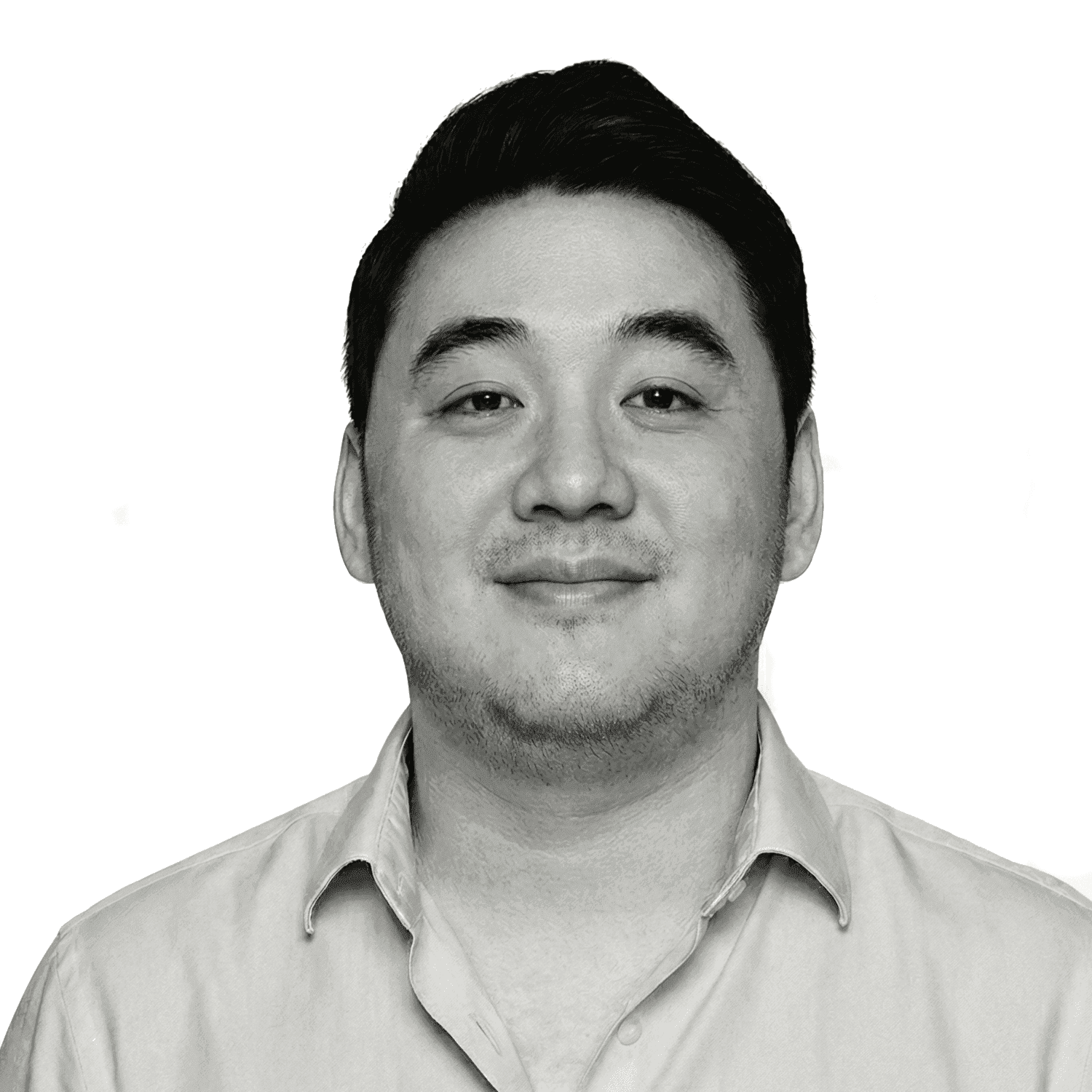 serious looking man in suit