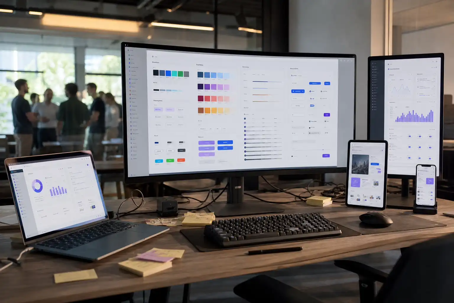 Multi device dashboard workspace