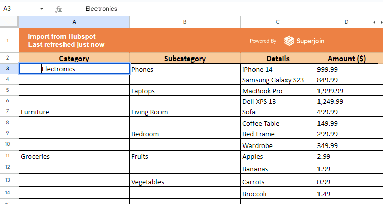 Press the space bar multiple times to create the desired indent.