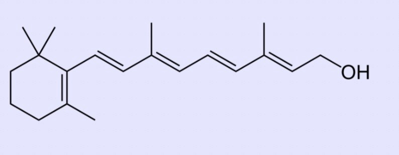 Retinol Molecular Structure
