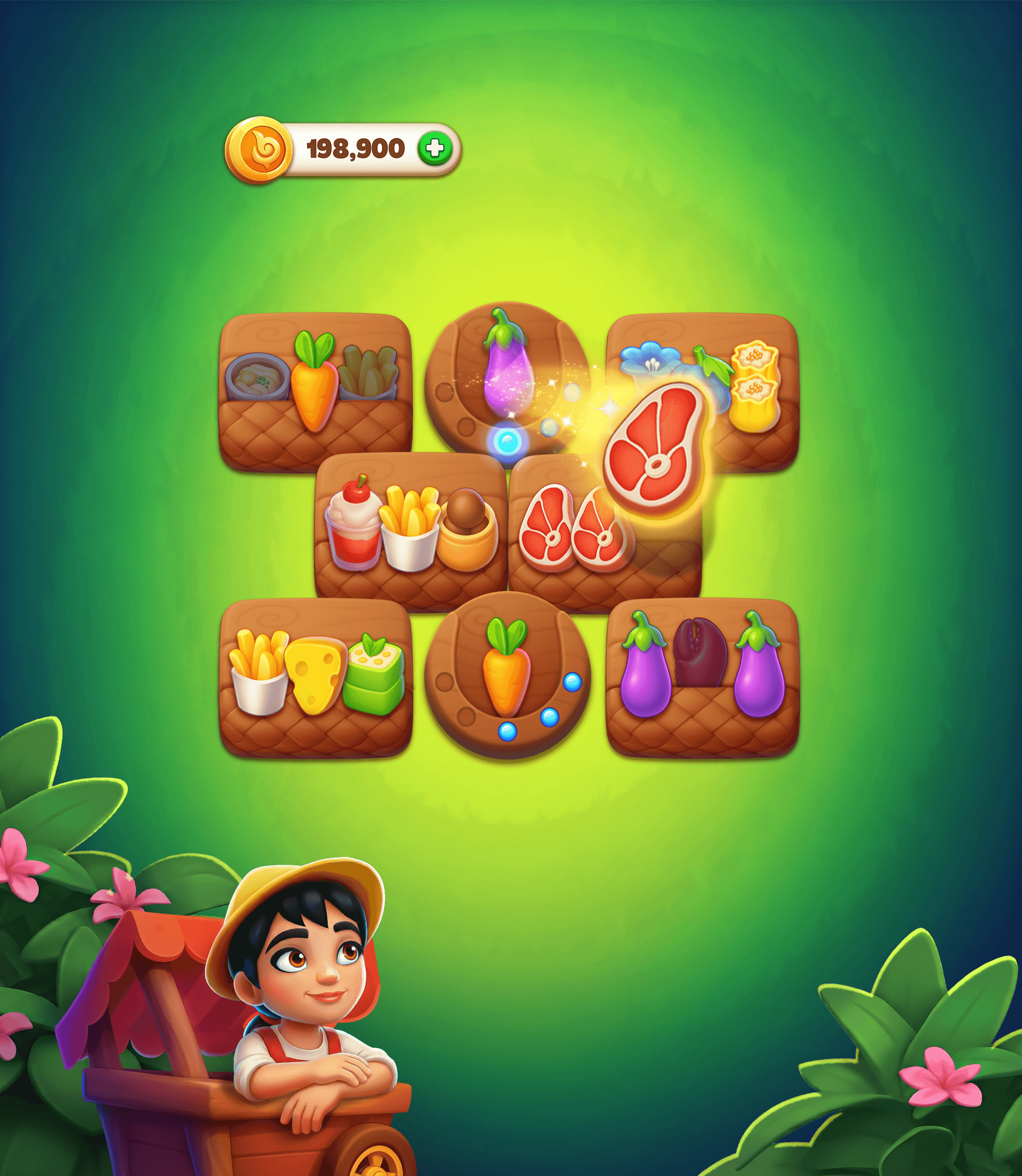 The core nevironment and theme of the game, sort and enjoy solving the puzzle.