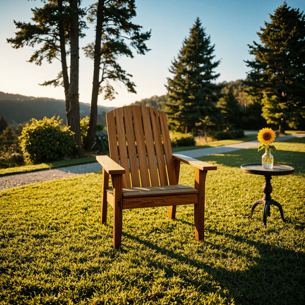 product photography of Outdoor Furniture