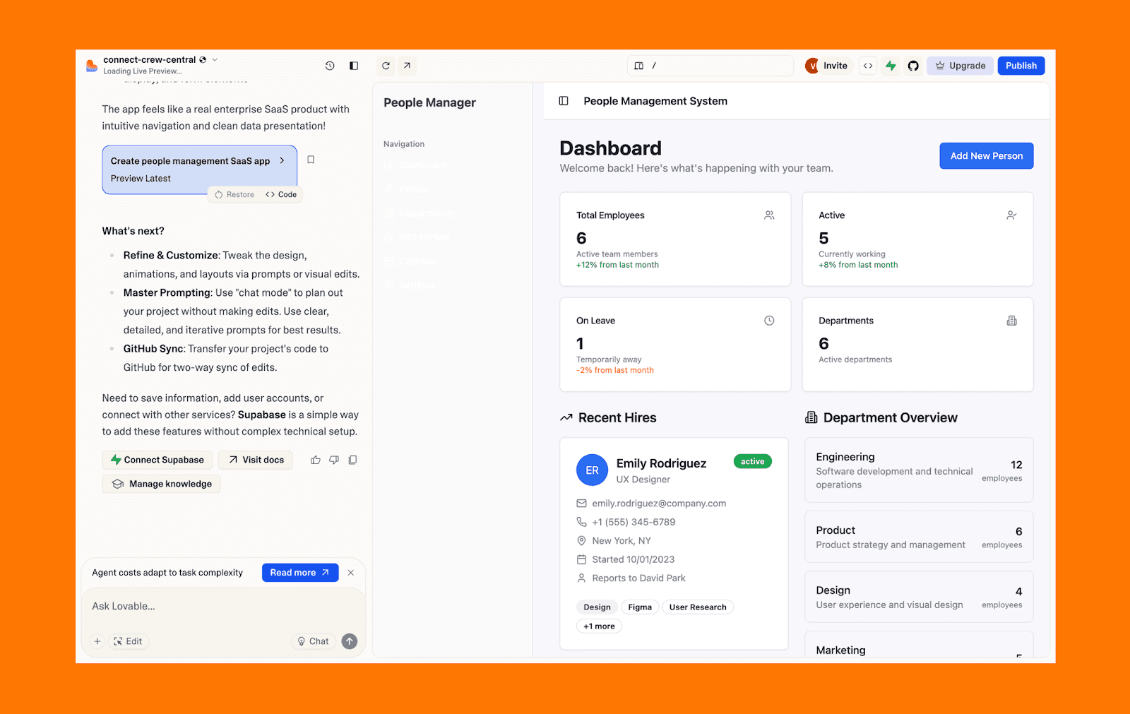Lovable is an advaced alternative of Galileo AI for design-to-code