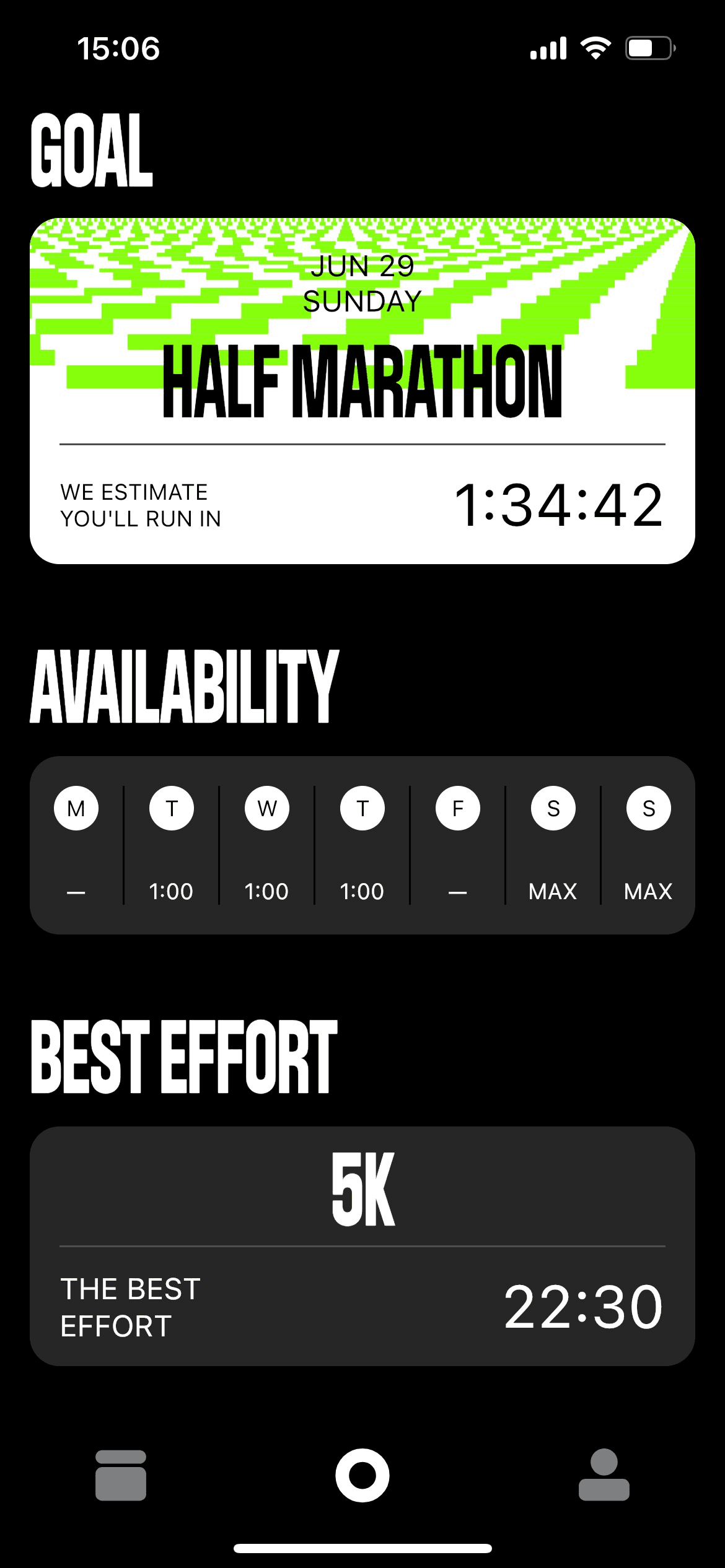 nike half marathon training app