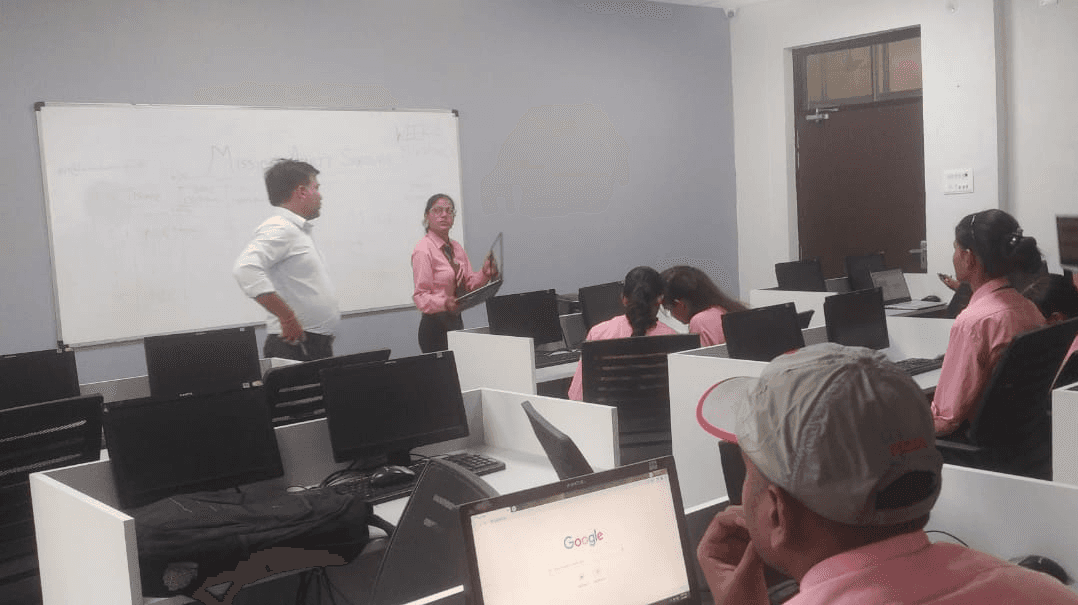 Full moon rising behind a house at night
