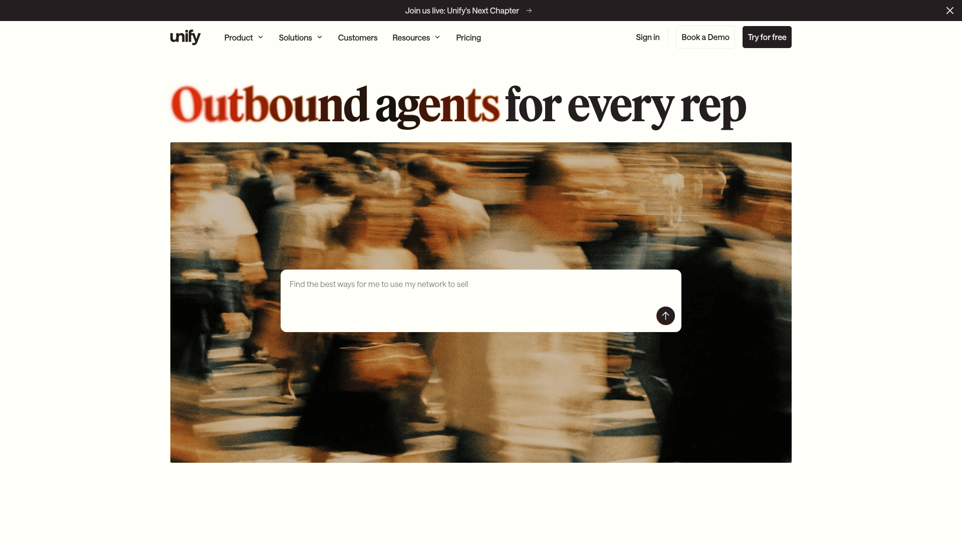 Screenshot of https://www.unifygtm.com