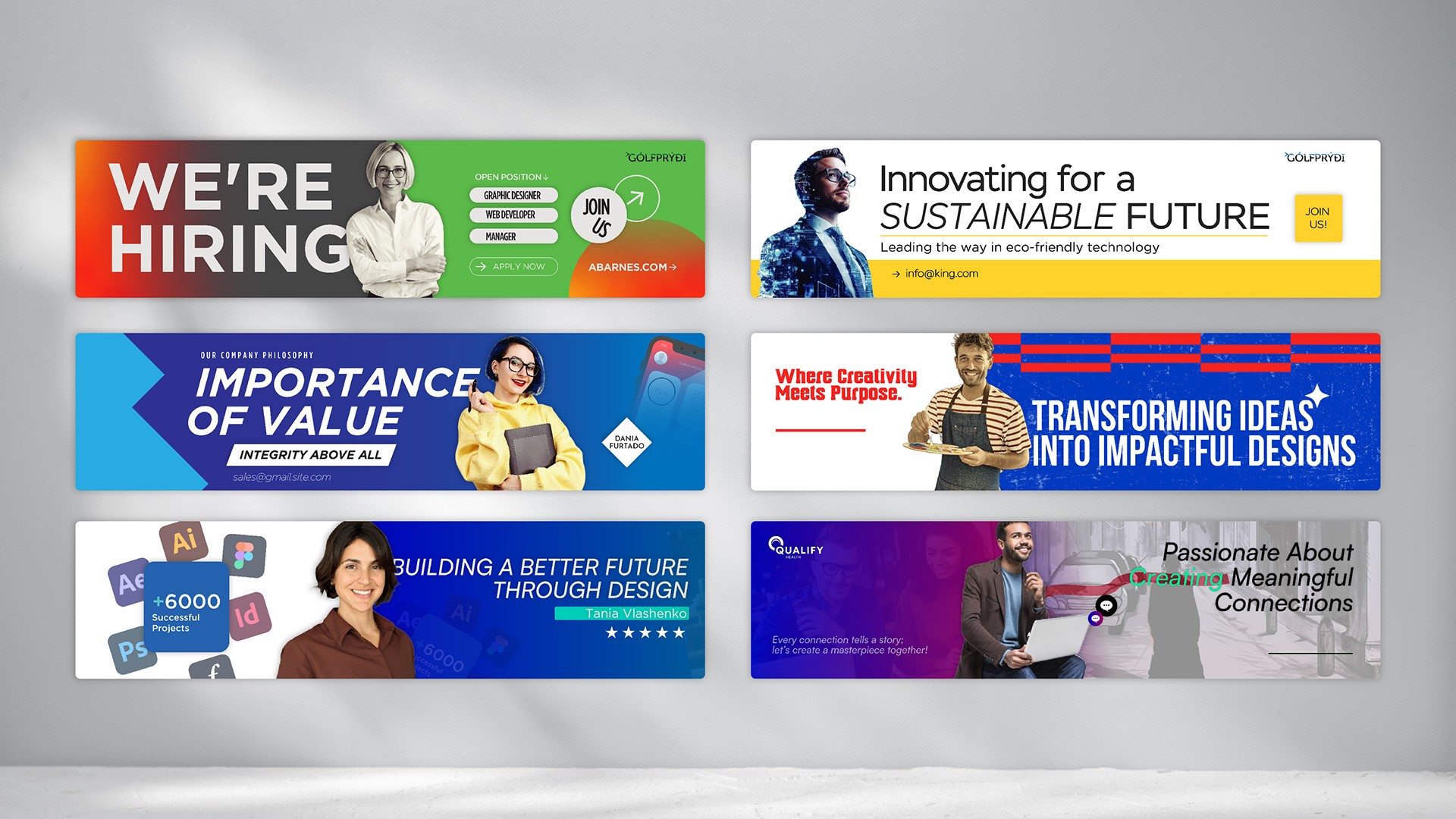Linkedin profile banners