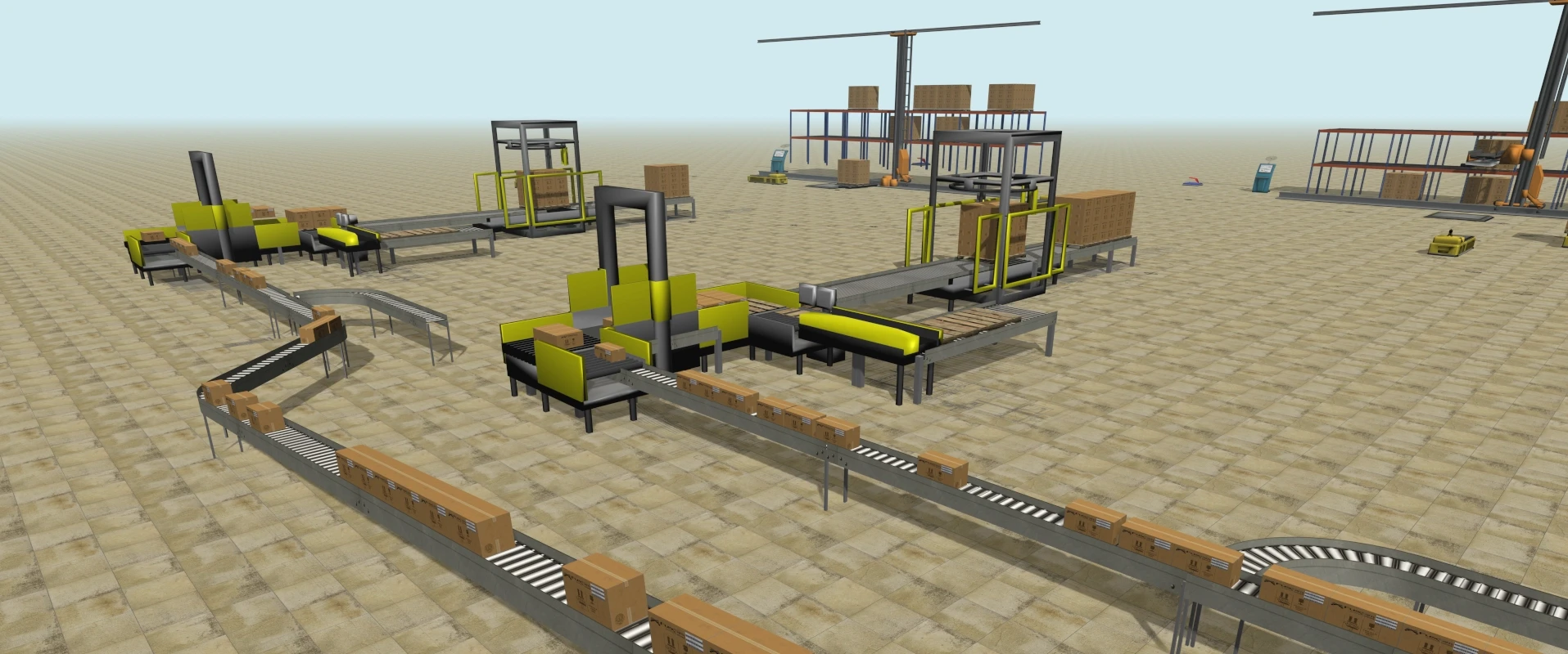 A man stands while two people sit at a table in an office setting, smiling and engaged in conversation. The mood is friendly and collaborative.