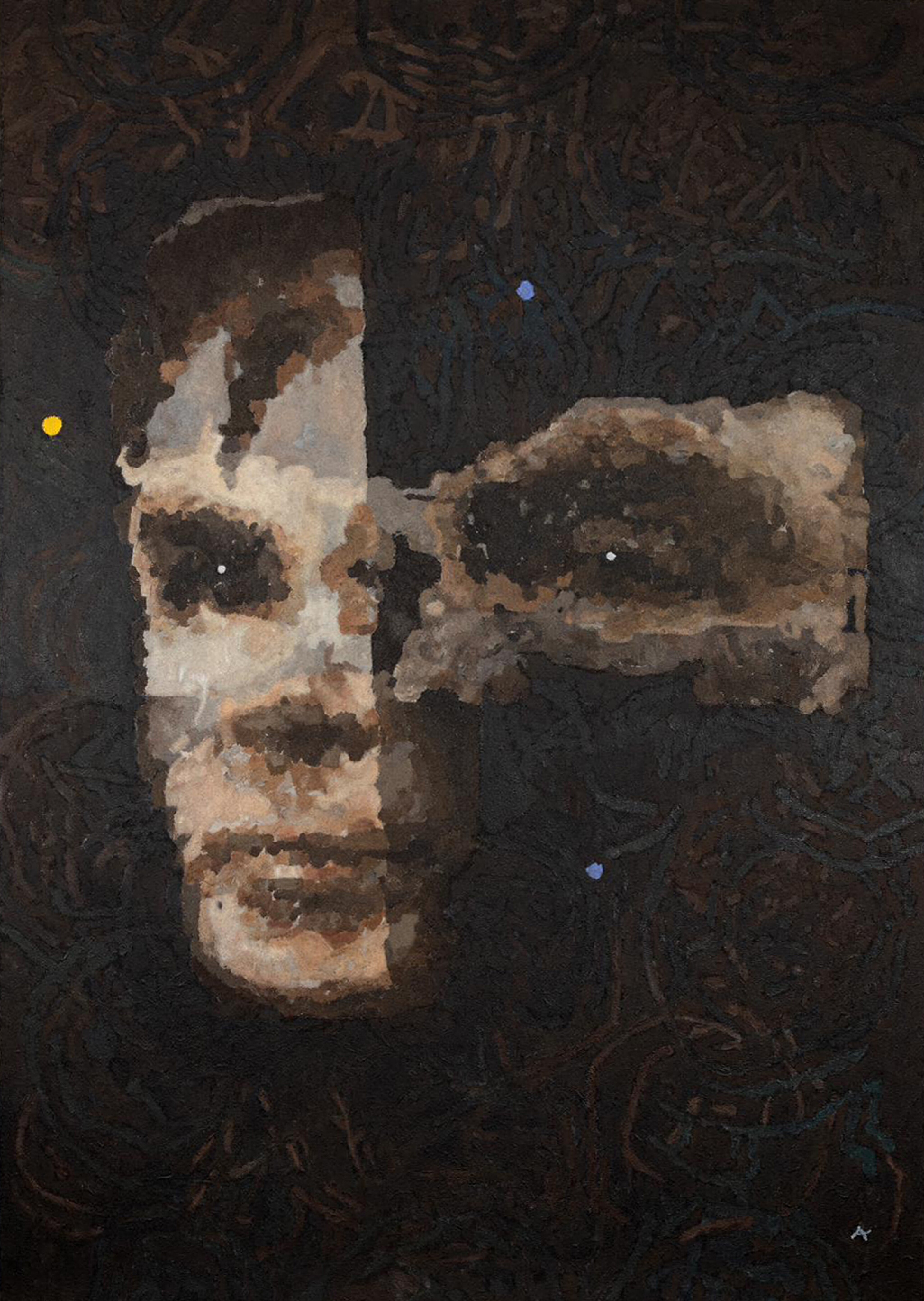 Ai-Da's Painting of Alan Turing
