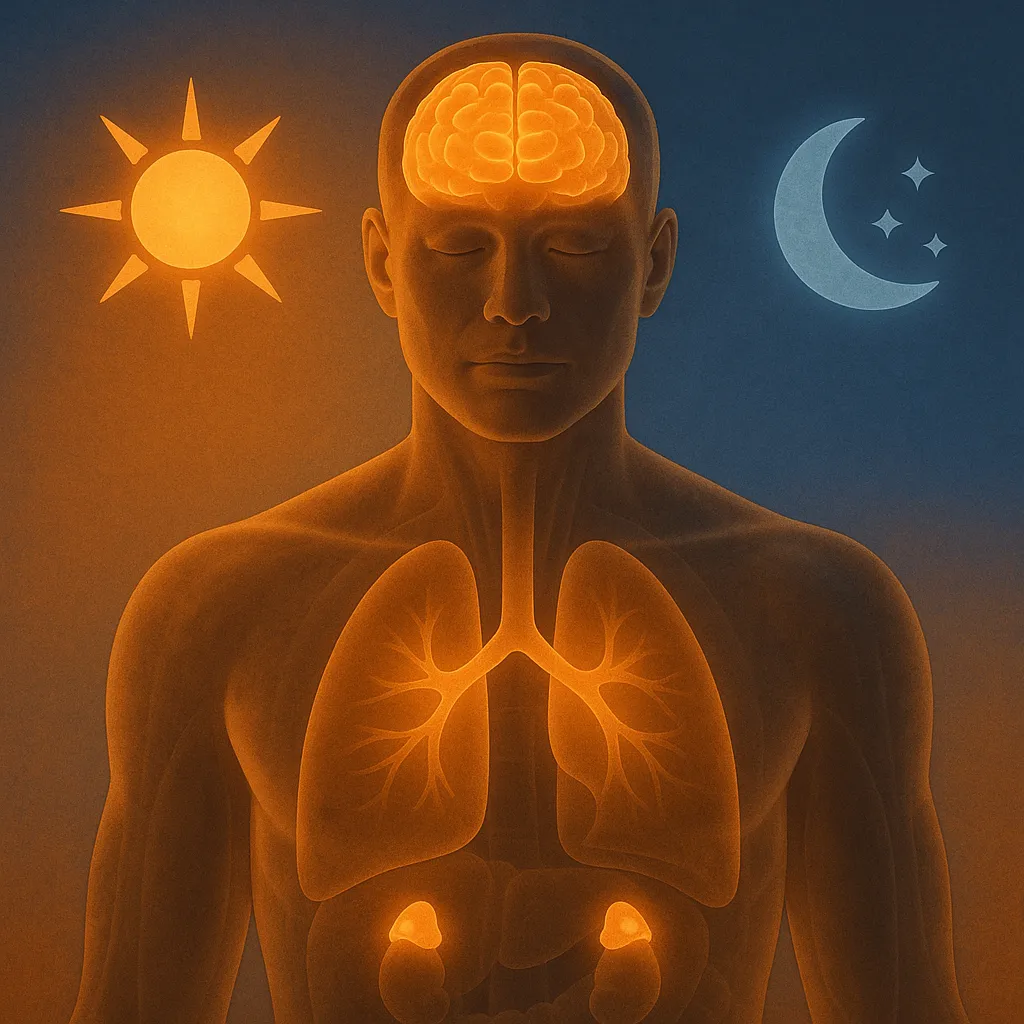 Cortisol - Man reading the doc tired in the morning