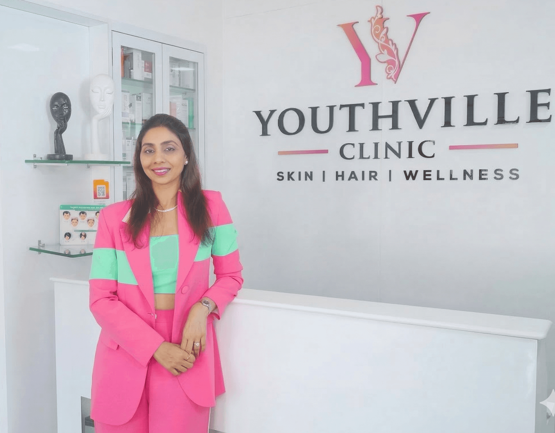 Ami Joshi at YouthVille Clinic reception