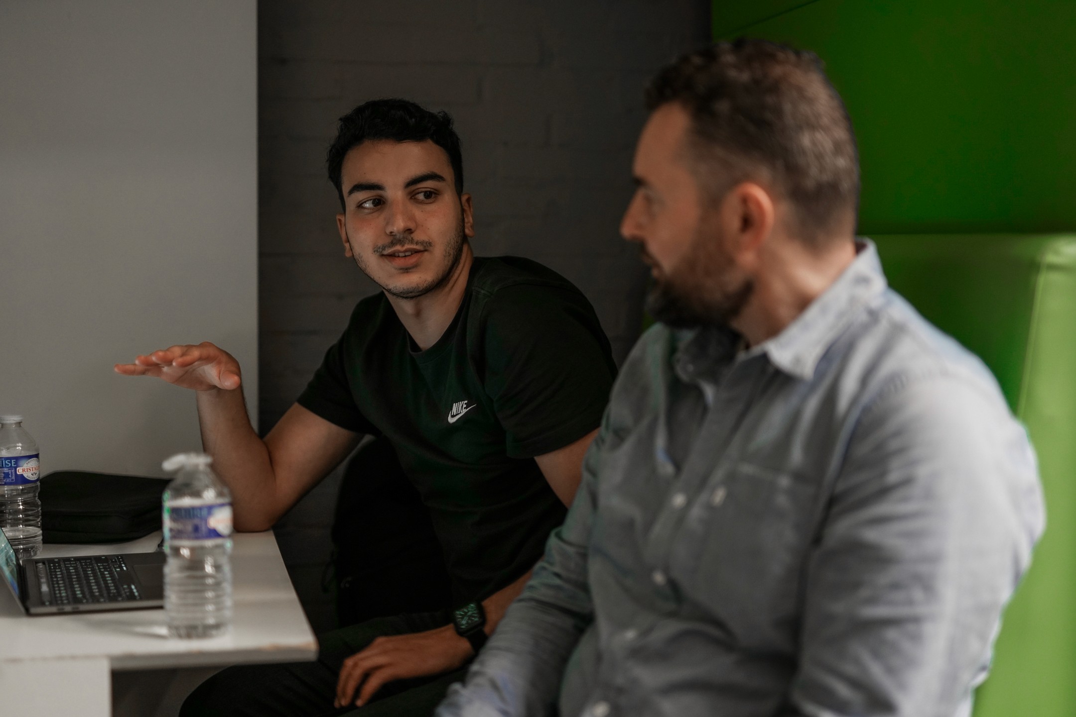 Surfer cleaning Surf board