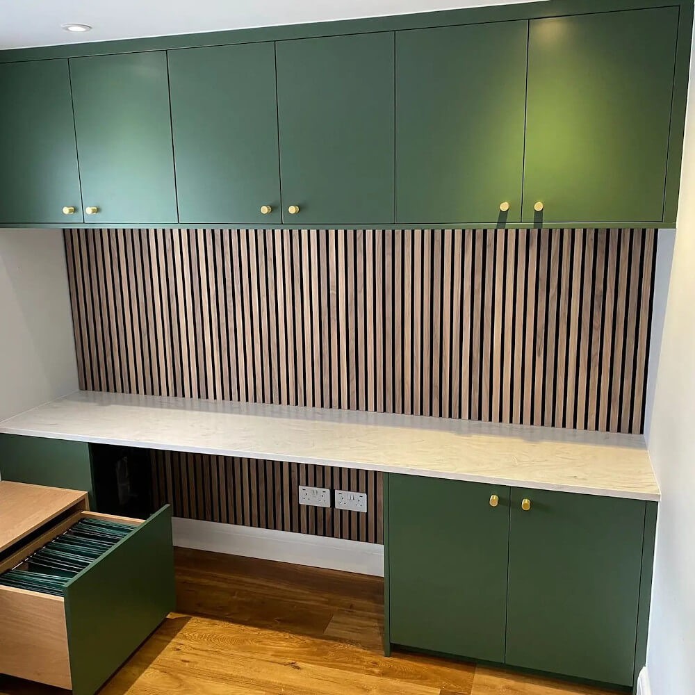 Freshly sprayed unit