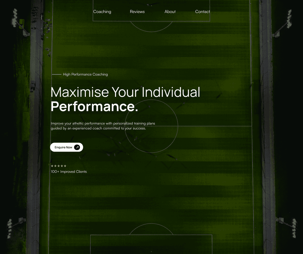 LensRef Hero section