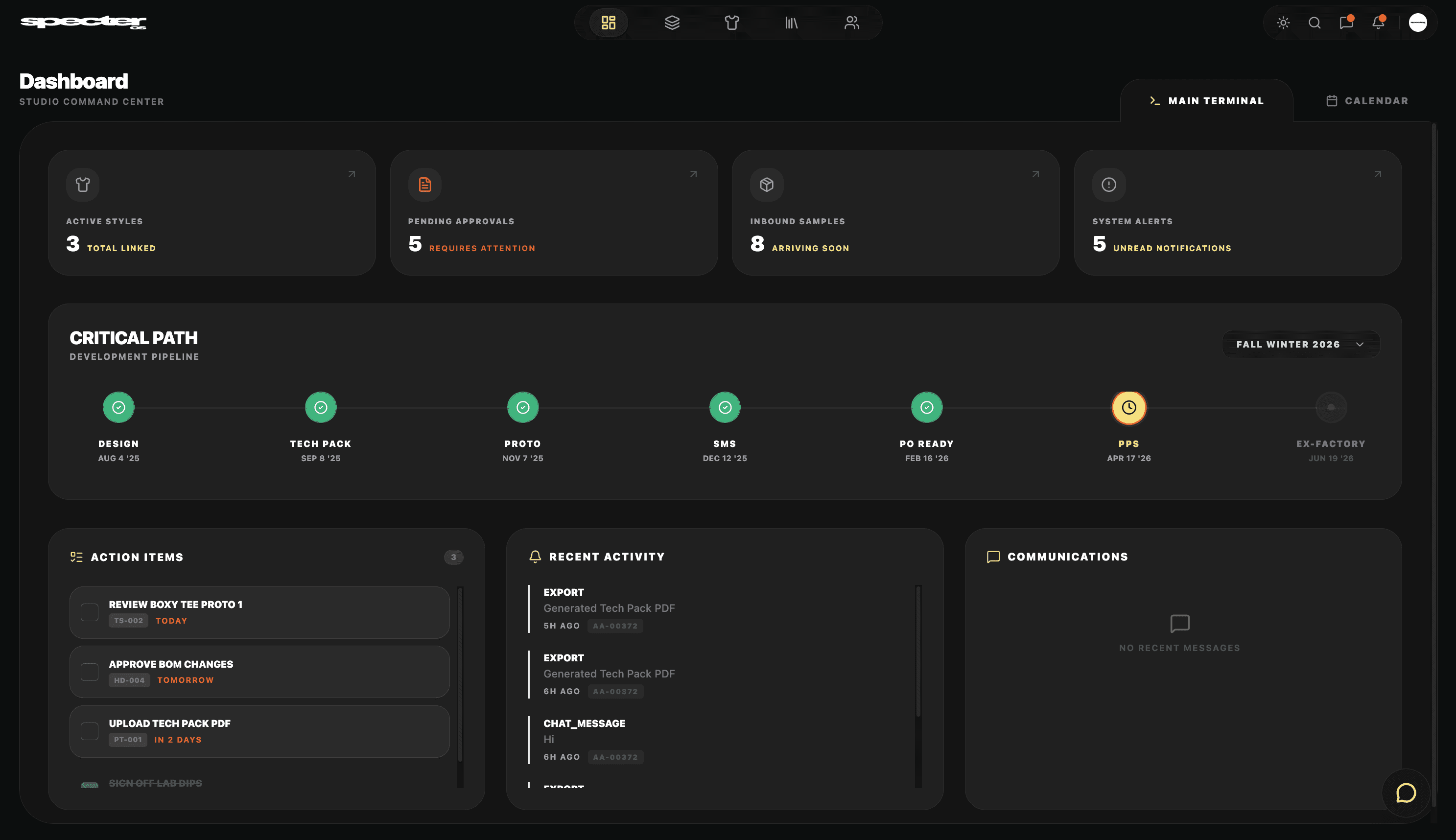 An image of Dreelio's dashboard