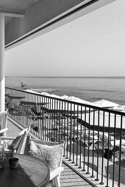 Terrace overview from appartment Barcelona Spain