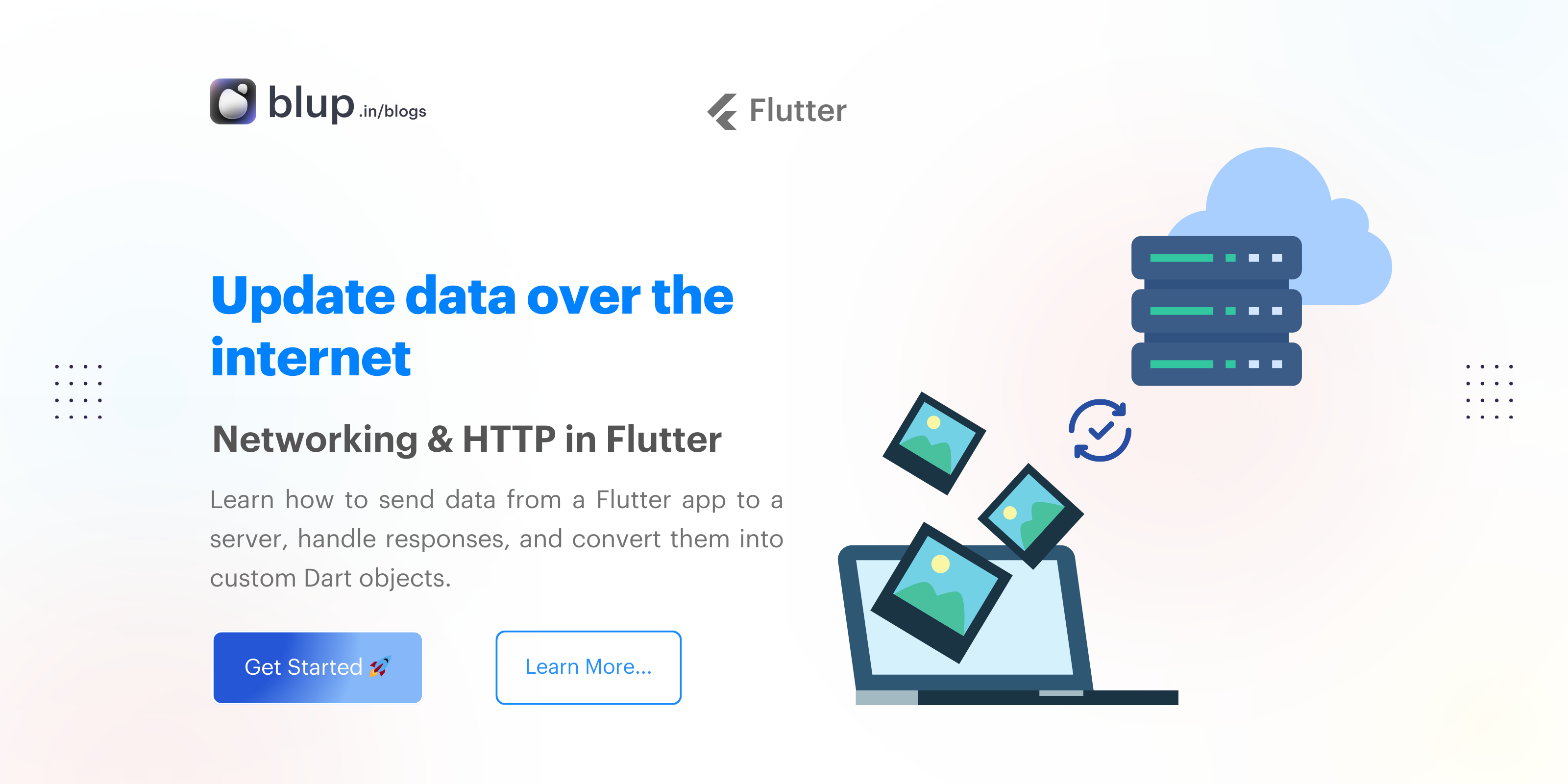 Learn how to update data over the internet in Flutter. Follow this guide to update user input on a server, handle the response, and display the updated data using Flutter’s http package.