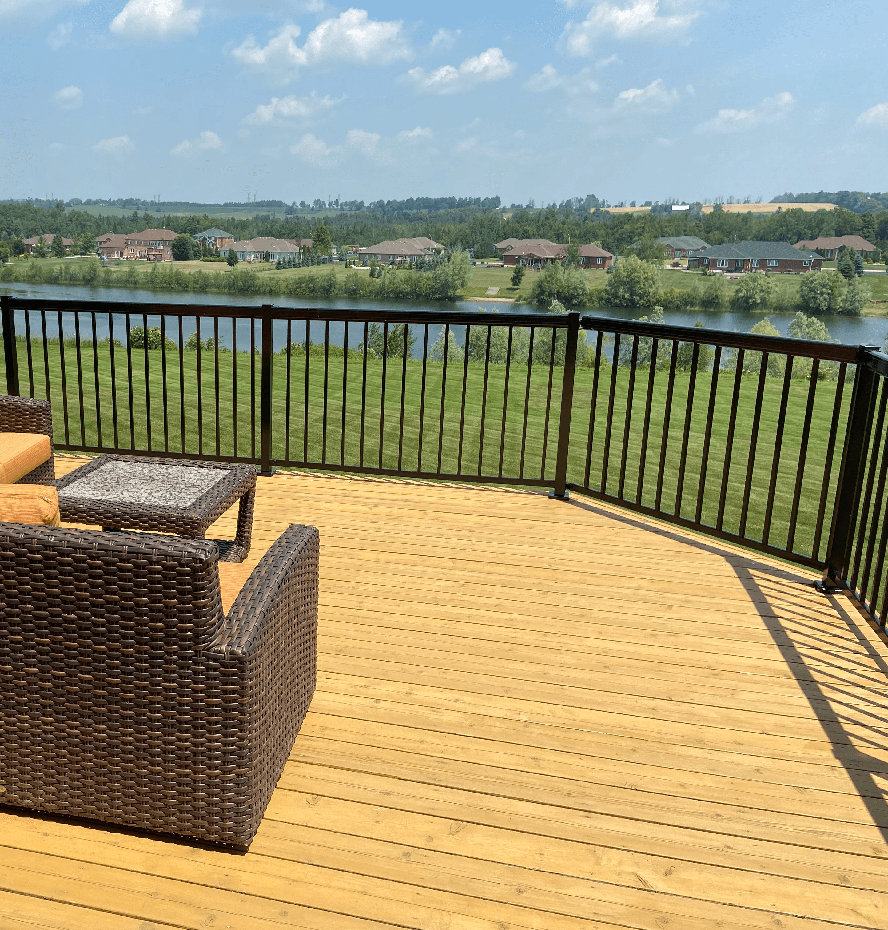 Outdoor deck renovation enhancing a residential property, completed by a contractor serving the GTA