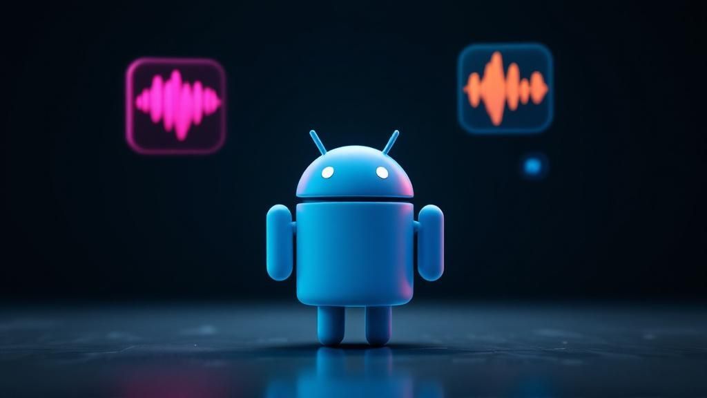 Speak4Me – A screenshot of the Speak4Me app interface on a smartphone, showing its clean playback controls and content library.