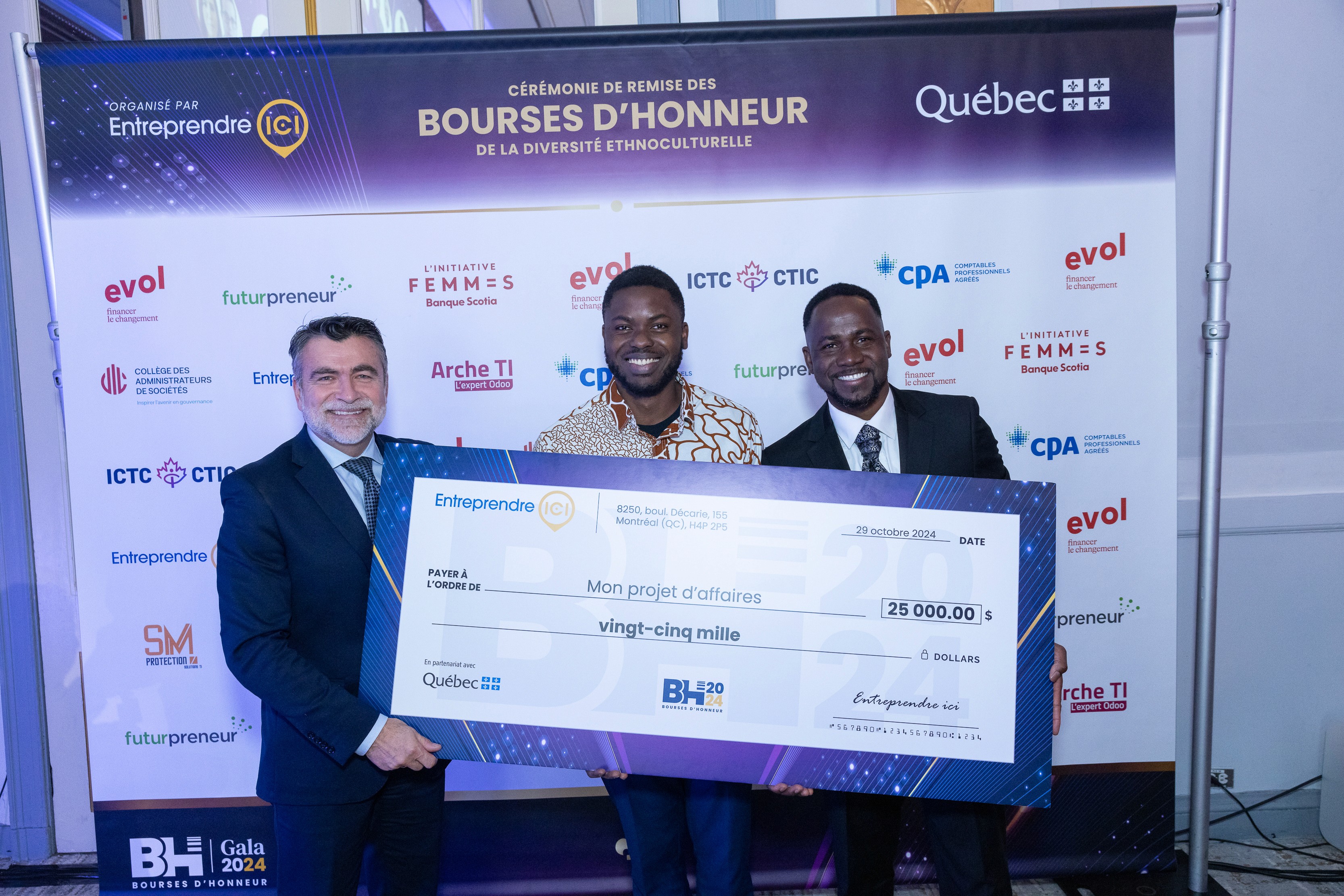 OneTrip Lauréat Bourse d'Honneur entreprendre ici