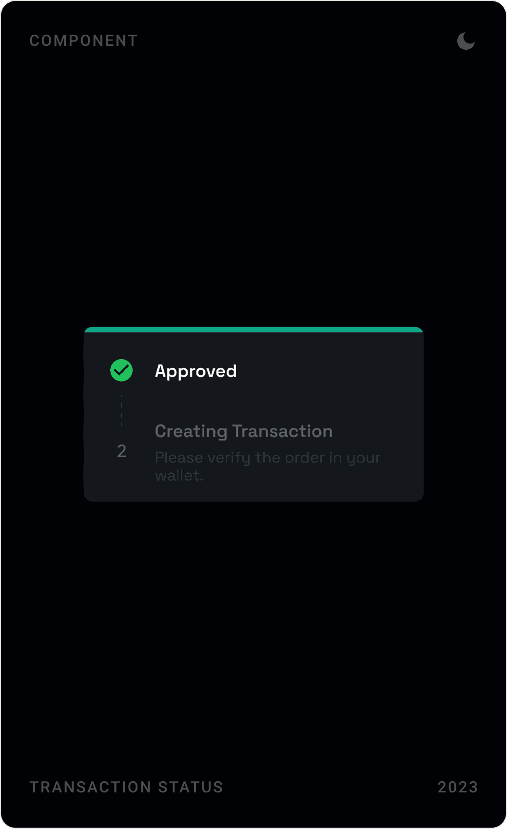 Modern Web3 Approval Confirmation Design