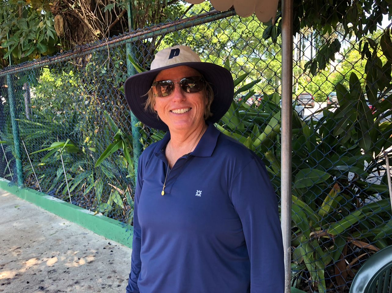 Tennismeisterei Tennistraining Tennistrainerin Karla