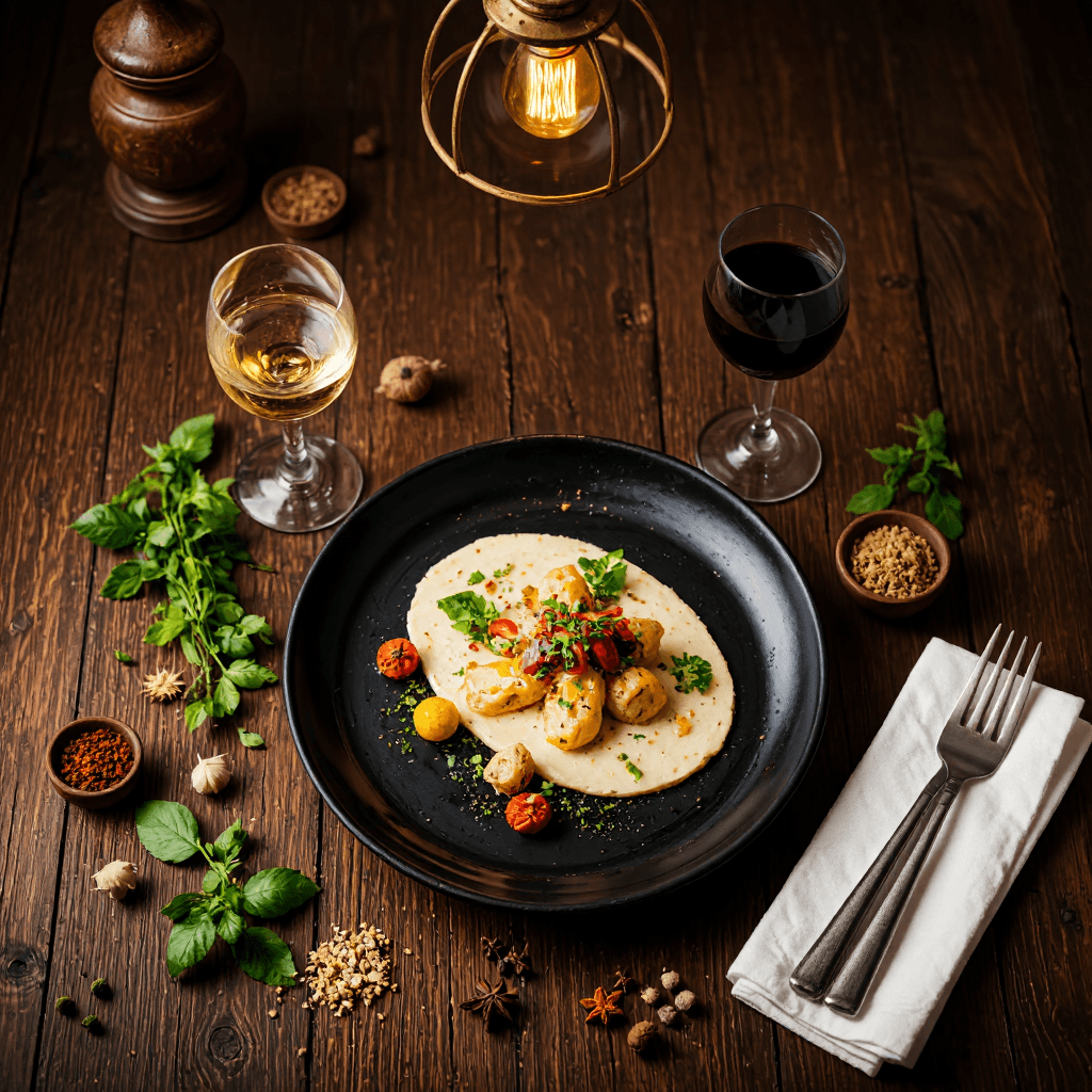 product photography of Gourmet Meal