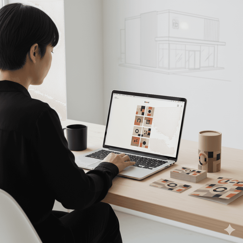 Woman In White Background