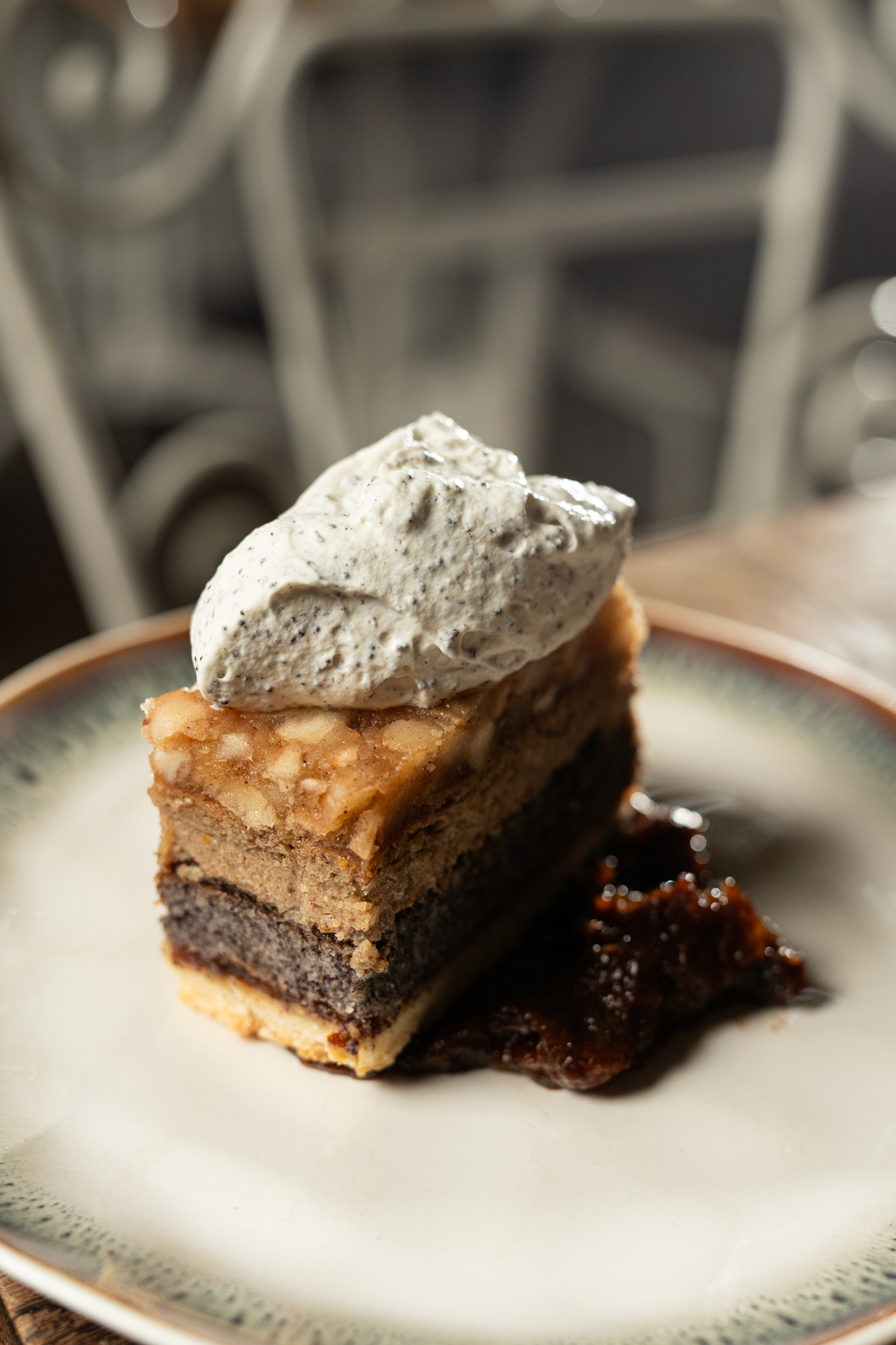 Colorful mezze platter with hummus and vegetables