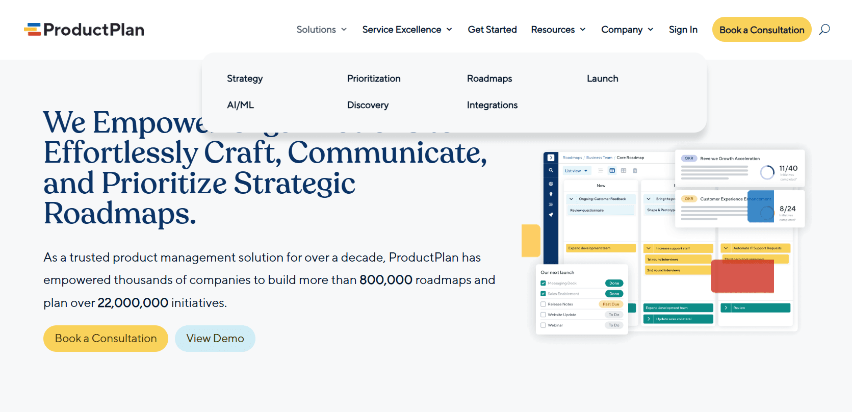 Features of ProductPlan
