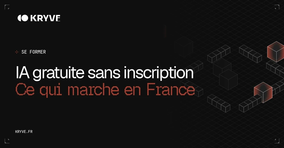 IA gratuite sans inscription : Ce qui marche en France