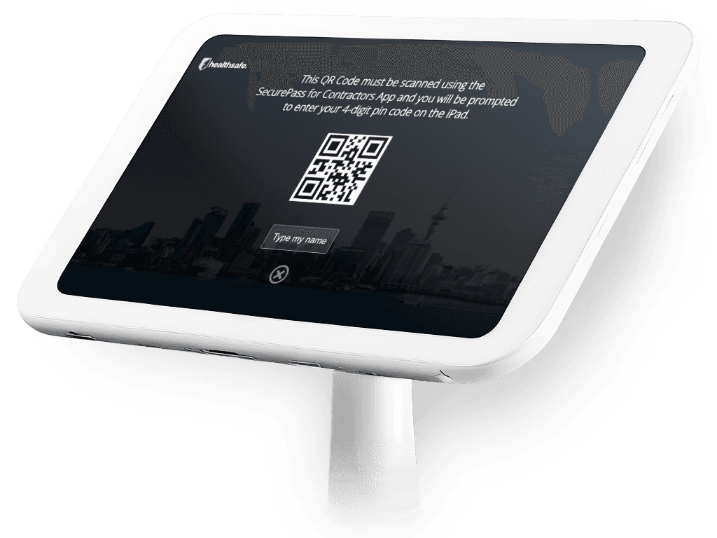 visitor management tablet