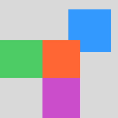 A visualization of selection hover areas for Mural