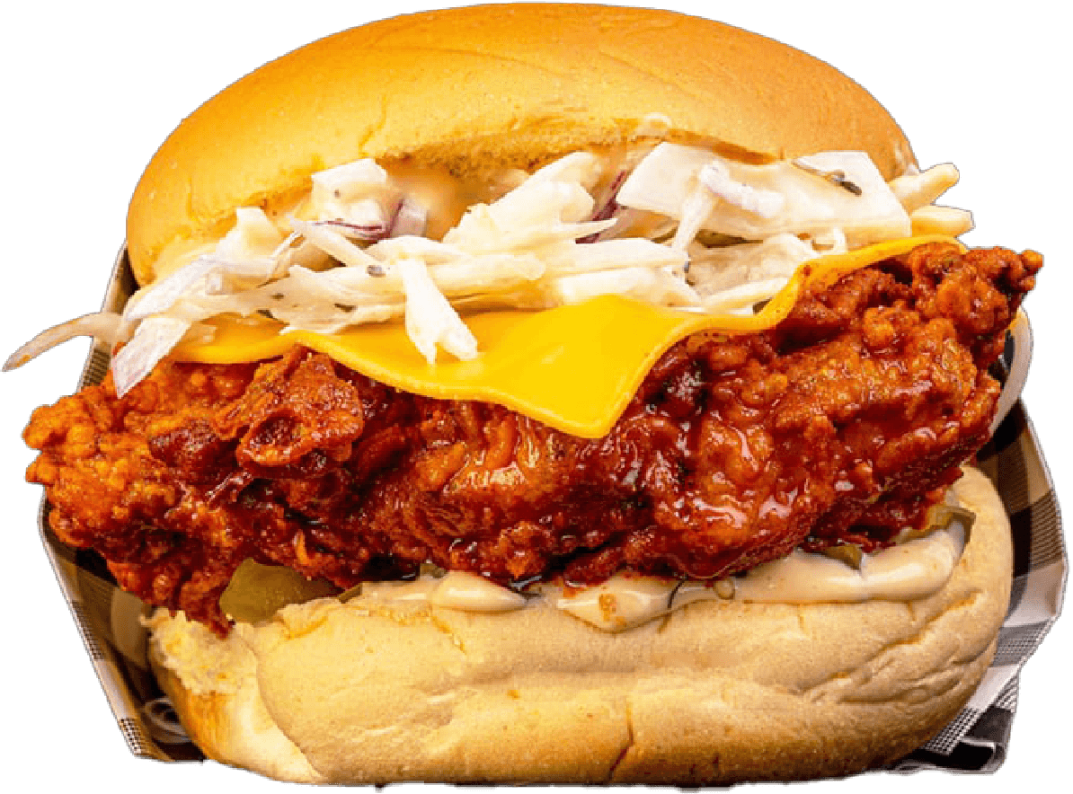 burgerism freebird and cheese chicken burger