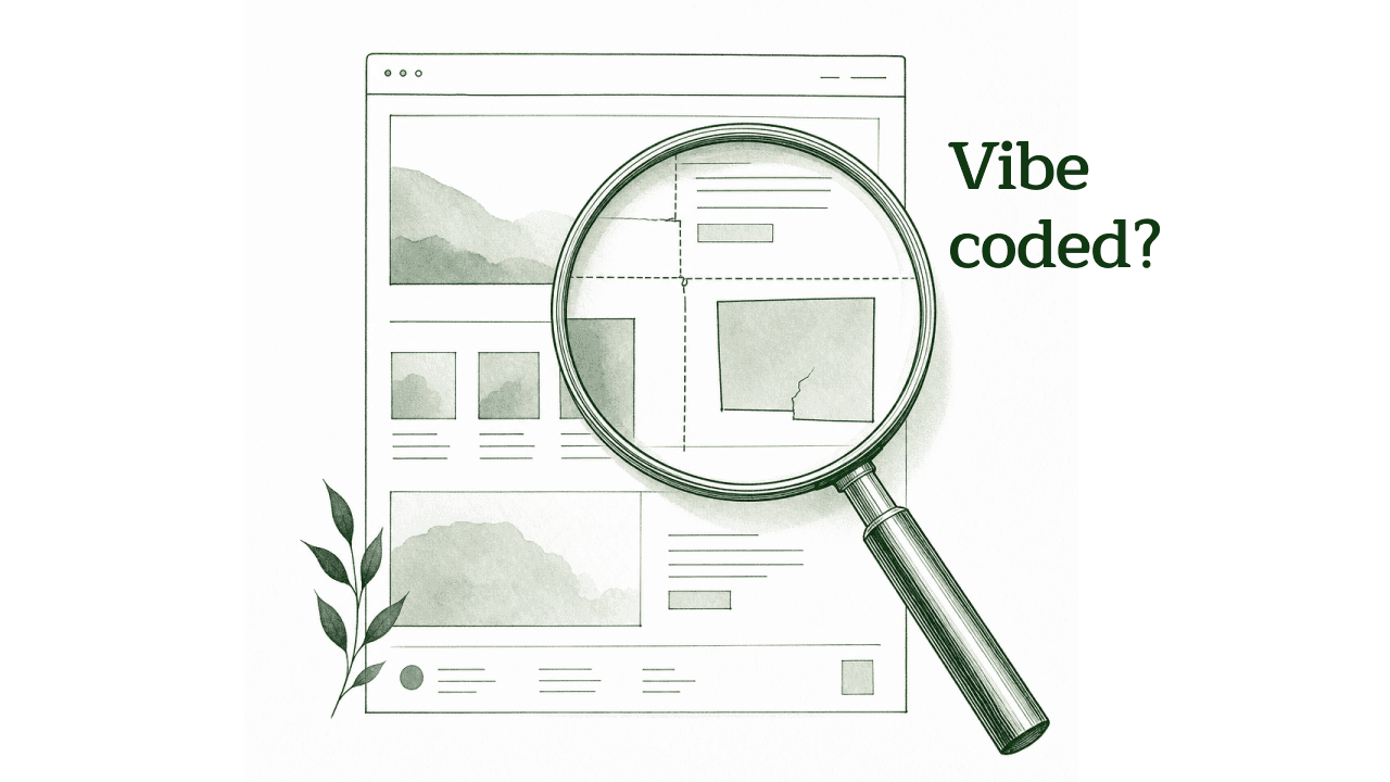 How to Spot a Vibe Coded Website
