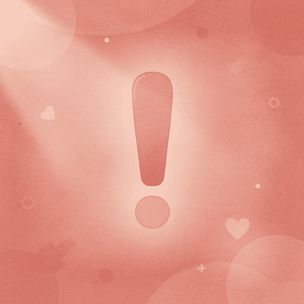 Warning icon highlighting the more is better mentality mistake