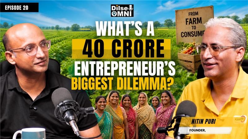 dilse omni talks with nitin puri founder of kisaansay and saurabh