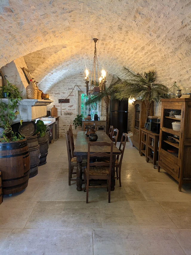 Cuisine équipée du gîte La Tuilerie du Cinéaste en Côte-d'Or