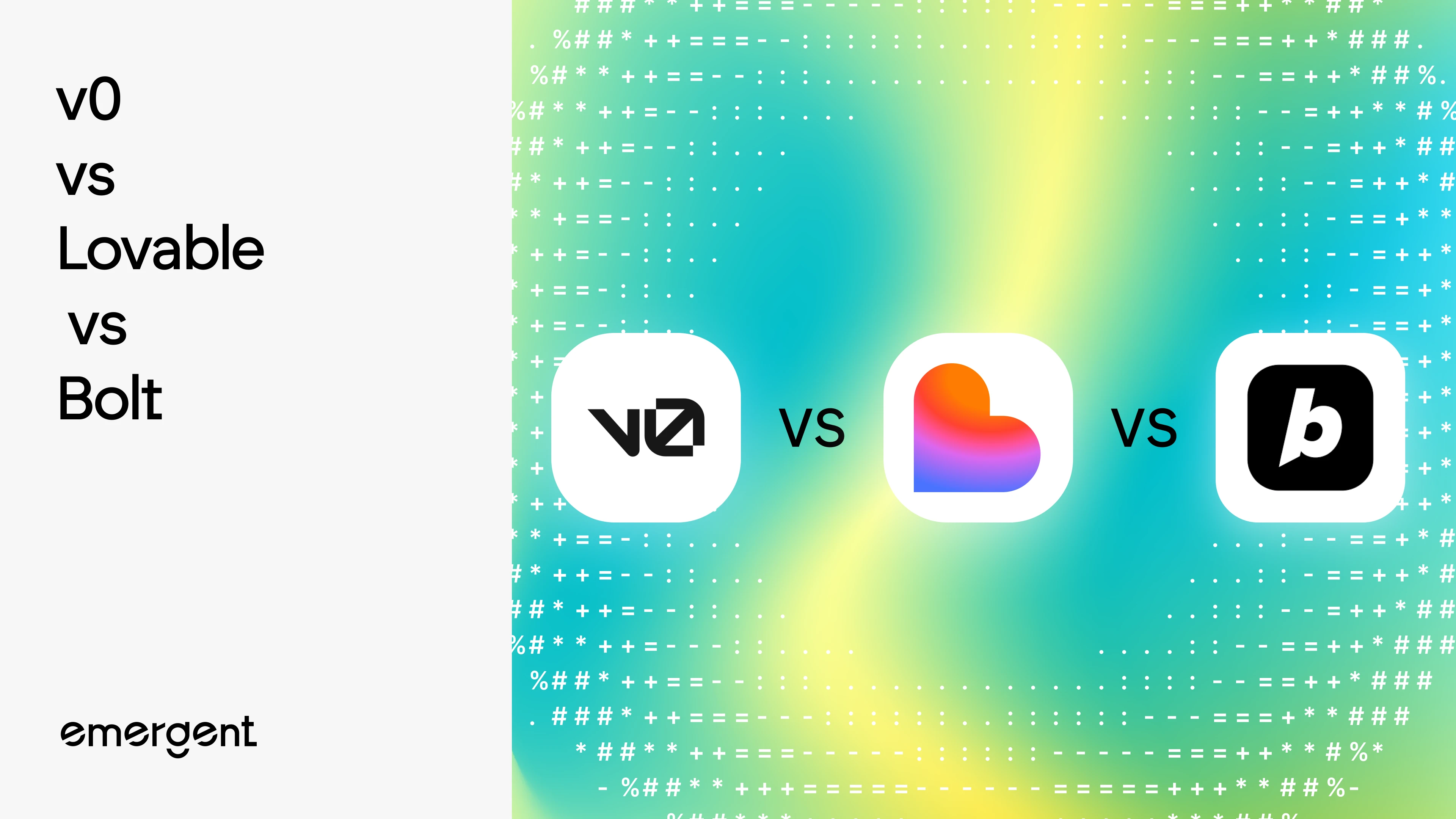 v0 vs Lovable vs Bolt